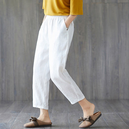 Claudia | Pantalones casuales de mujer tipo cropped para primavera y otoño